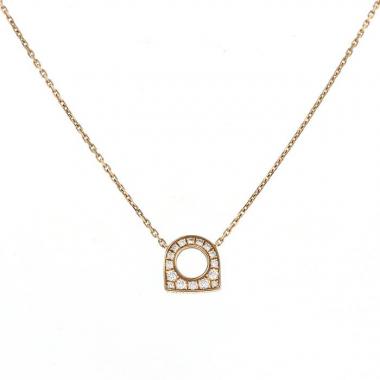 Collar Fred Success mini en oro rosa y diamantes