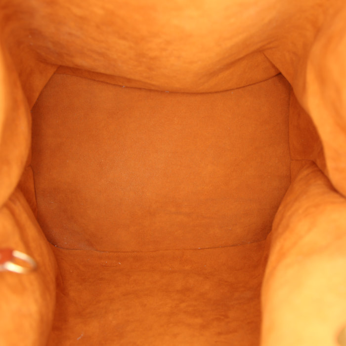 Louis Vuitton grand Noé handbag in fawn epi leather - Detail D2