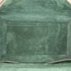 Bolso de mano Celine Belt en cuero granulado verde pino - Detail D3 thumbnail