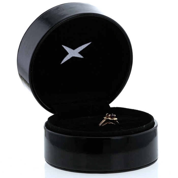 Anello Mauboussin Désirez Amour in oro rosa,  tormalina e diamanti - Detail D2