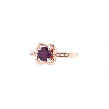 Mauboussin Désirez Amour ring in pink gold,  tourmaline and diamonds