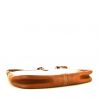 Hermès Trim handbag in beige canvas and brown leather - Detail D4 thumbnail