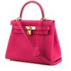 Hermès Kelly 28 cm handbag in purple togo leather - 00pp thumbnail