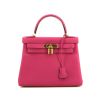 Hermès Kelly 28 cm handbag in purple togo leather - 360 thumbnail