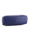 Bolso de mano Bottega Veneta Olimpia en cuero intrecciato azul - Detail D5 thumbnail