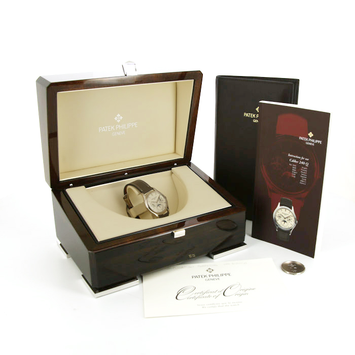 Montre Patek Philippe Calendrier Perpétuel en or blanc Ref :  5140G Vers 2009 - Detail D3