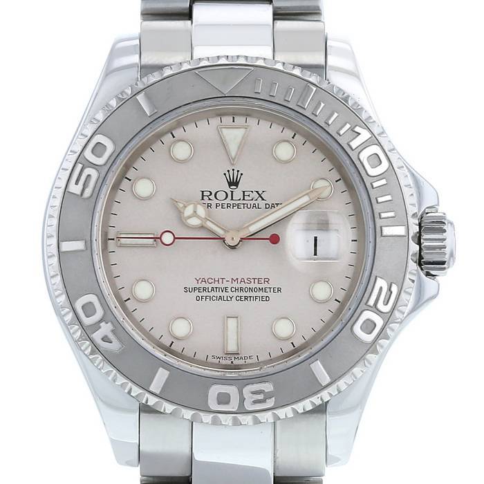 Reloj Rolex Yacht-Master de acero y platino Ref :  16622 Circa  2002 - 00pp