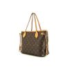 Shopping bag Louis Vuitton Neverfull piccola in tela monogram marrone e pelle naturale - 00pp thumbnail