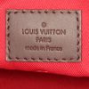 Louis Vuitton Graceful shopping bag in ebene damier canvas and brown leather - Detail D3 thumbnail