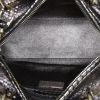 Bolso de mano Dior Lady Dior Limited Edition modelo mediano en piel de pitón plateada - Detail D3 thumbnail