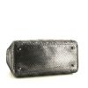 Dior Lady Dior Limited Edition medium model handbag in silver python - Detail D5 thumbnail