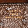 Bolso de mano Hermes Birkin 35 cm en avestruz marrón - Detail D3 thumbnail