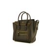 Celine Luggage handbag in grey and yellow leather - 00pp thumbnail