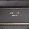 Bolso de mano Celine Luggage en cuero gris y amarillo - Detail D3 thumbnail