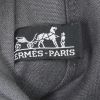 Sac cabas Hermes Toto Bag en toile vert-kaki et noire - Detail D3 thumbnail