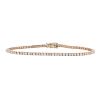 Bracelet ligne en or rose et diamants (1,85 carat) - 00pp thumbnail