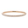 Half-flexible bracelet in pink gold and diamonds (2,84 carats) - 00pp thumbnail