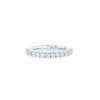 Half-flexible wedding ring in white gold and diamonds (1,19 carat) - 00pp thumbnail