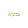 Half-flexible wedding ring in yellow gold and diamonds (1,19 carat) - 00pp thumbnail