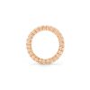 Half-flexible wedding ring in pink gold and diamonds (1,19 carat) - Detail D2 thumbnail