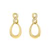 Mellerio pendants earrings in yellow gold and diamonds - 00pp thumbnail