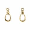 Mellerio pendants earrings in yellow gold and diamonds - 360 thumbnail