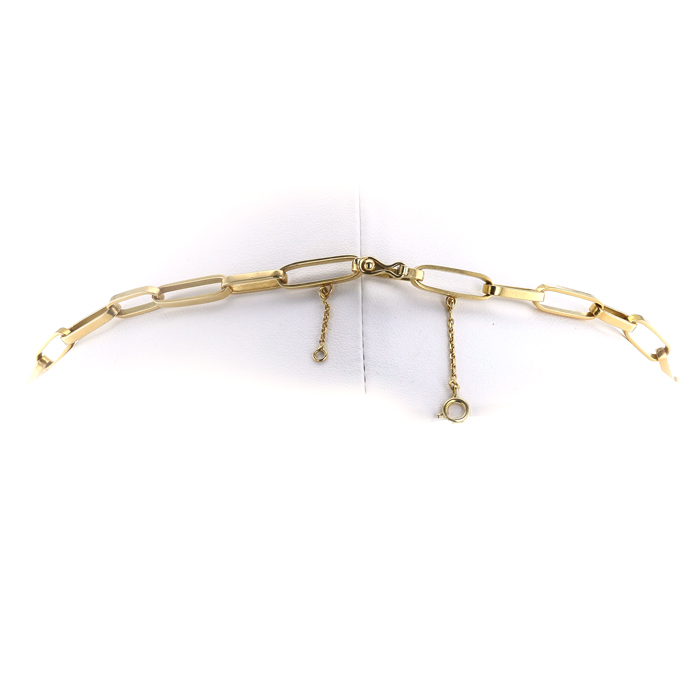 Vintage necklace in yellow gold - Detail D3