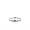 Fede nuziale Tiffany & Co in oro bianco e diamanti - 360 thumbnail
