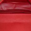 Chanel Timeless Maxi Jumbo handbag in red quilted grained leather - Detail D3 thumbnail