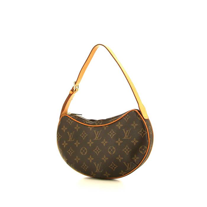 Louis Vuitton Pochette Croissant Monogram Canvas Shoulder Handbag