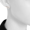 Paire de boucles d'oreilles Vintage en or rose et diamants - Detail D1 thumbnail