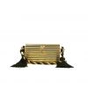 Bolso bandolera Saint Laurent Opyum Box en plexiglás dorado - 360 thumbnail