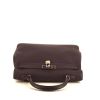 Hermes Kelly 35 cm handbag in purple Raisin togo leather - 360 Front thumbnail