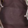 Borsa Louis Vuitton Reade in pelle verniciata monogram bordeaux e pelle naturale - Detail D2 thumbnail