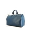 Louis Vuitton Speedy 35 handbag in blue epi leather - 00pp thumbnail