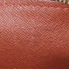 Bolso de mano Louis Vuitton Papillon en lona a cuadros ébano y cuero marrón - Detail D3 thumbnail