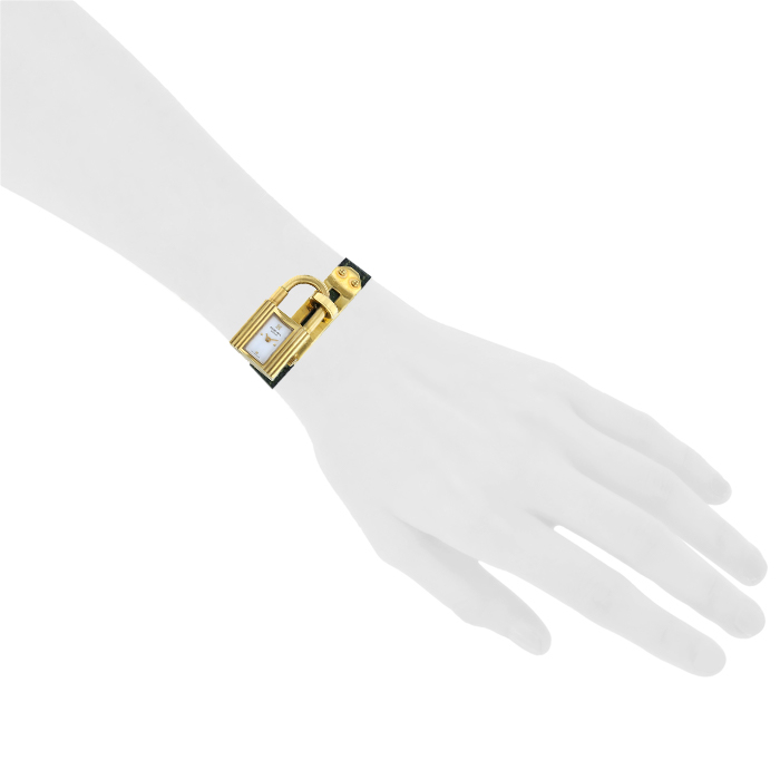 Hermes Kelly-Cadenas watch in gold plated Circa  1990 - Detail D1