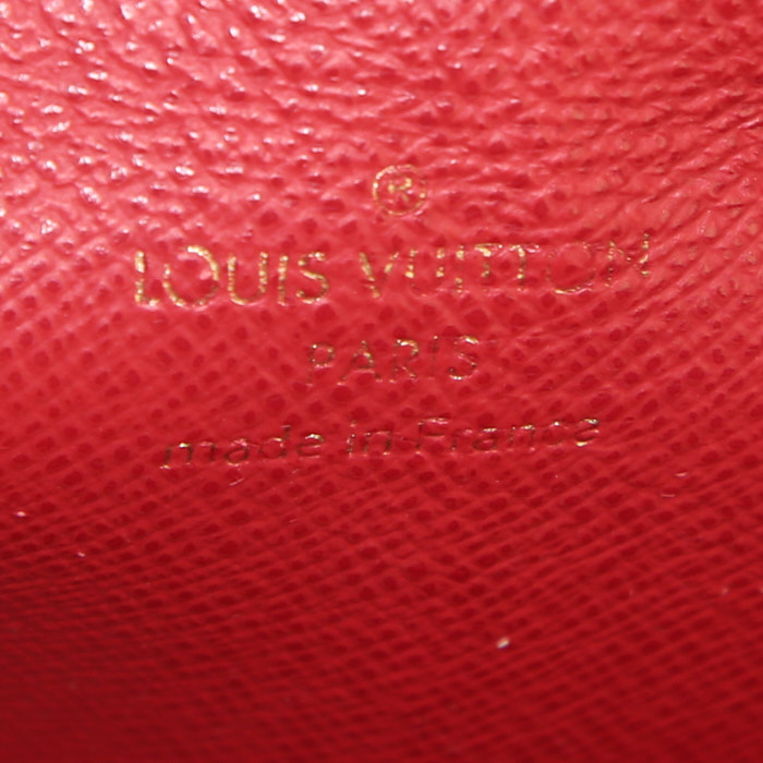 Sac à main Louis Vuitton Papillon en toile damier ébène et cuir marron - Detail D3