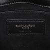 Saint Laurent Sunset shoulder bag in black leather and black suede - Detail D4 thumbnail