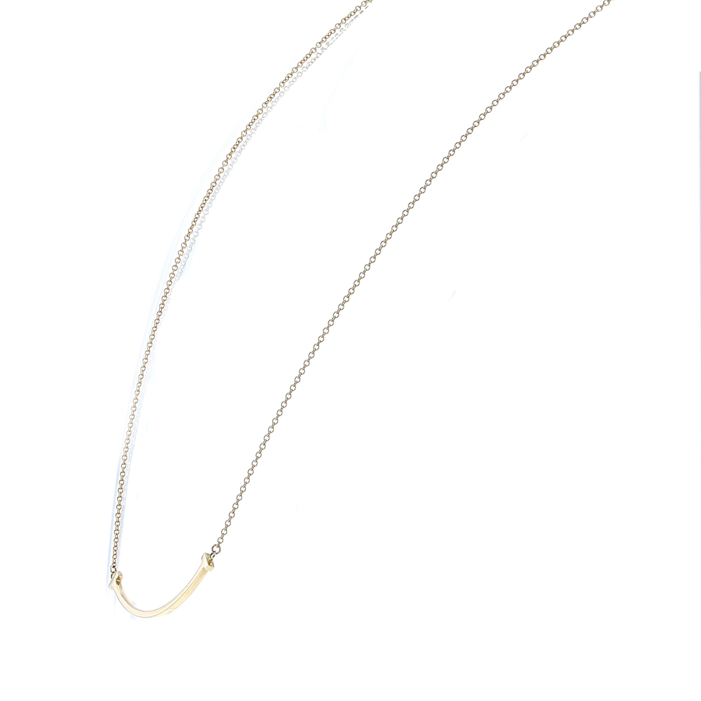 Collar Tiffany 
Co Smile T en oro rosa - Detail D2