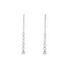Cartier Perruque pendants earrings in white gold and diamonds - 00pp thumbnail