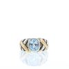 Lalaounis ring in silver,  yellow gold and topaz - 360 thumbnail