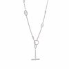 Hermes Chaine d'Ancre long necklace in silver - 00pp thumbnail