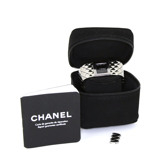 Chanel Matelassé Wristwatch watch in stainless steel Circa  1990