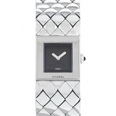 Reloj Chanel Matelassé Wristwatch de acero Circa  1990