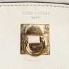 Borsa Louis Vuitton City Steamer in pelle beige verde kaki e rosa - Detail D4 thumbnail