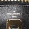 Bolso de mano Louis Vuitton City Steamer modelo mediano en cuero negro, marrón y blanco y lona Monogram ébano - Detail D4 thumbnail