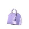 Sac à main Louis Vuitton Alma petit modèle en cuir verni monogram violet-lilas - 00pp thumbnail