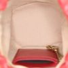 Borsa a tracolla Gucci GG Marmont in pelle trapuntata a zigzag rossa - Detail D2 thumbnail