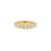 Half-flexible wedding ring in yellow gold and diamonds (2,76 carat) - 00pp thumbnail